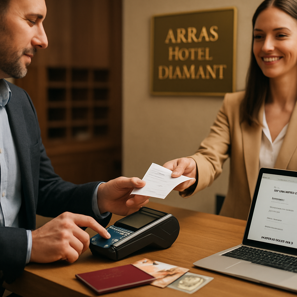 Arras-Hotel-Diamant: Zahlung, Gebühren und Währungsumrechnung